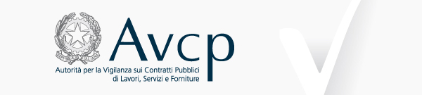 AVCP banner: Autorità per la vigilanza sui contratti pubblici di lavori, servizi e forniture