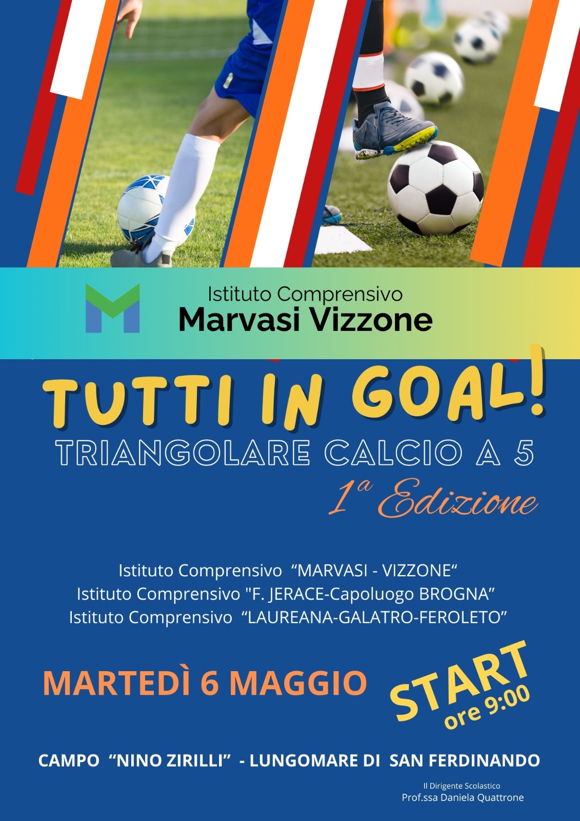 Manifesto manifestazione Tutti in Goal Prima edizione