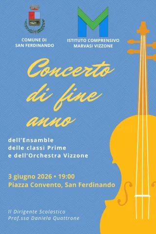 Locandina concerto fine anno 2026