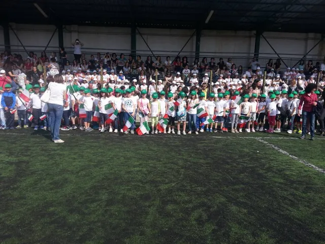 Il pubblico che ha gremito lo stadio