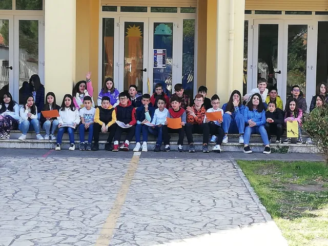 L'accoglienza dei ragazzi delle quinte.