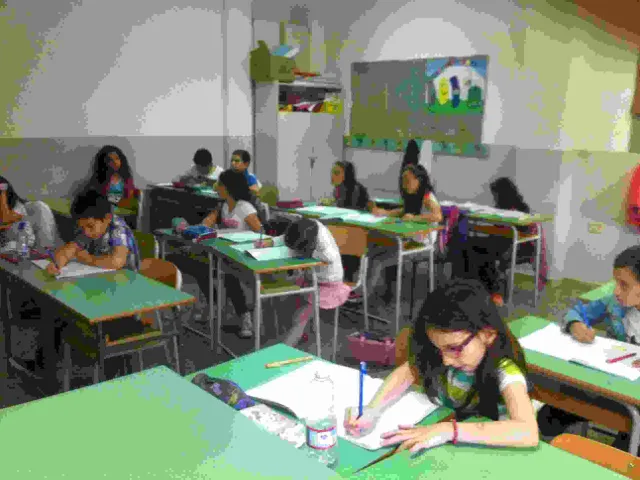 Gli alunni al lavoro