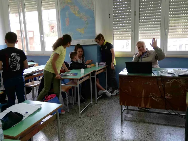 Un'altra parte si sofferma col maestro Laruffa.