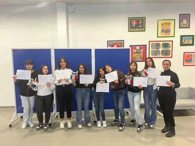 Foto di gruppo consegna attestati