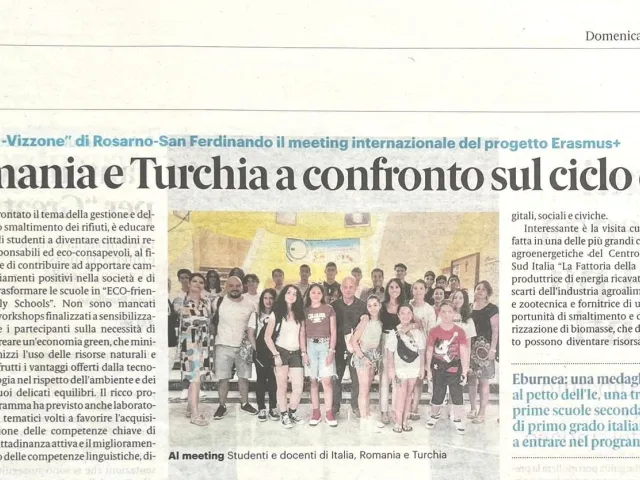 Articolo di giornale - Gazzetta del sud