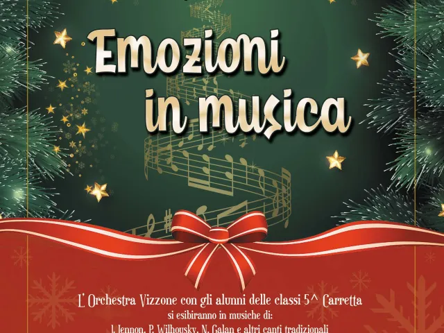 MAR 20 - EMOZIONI IN MUSICA - Orchestra "M. Vizzone" e alunni classi 5^ primaria Carretta