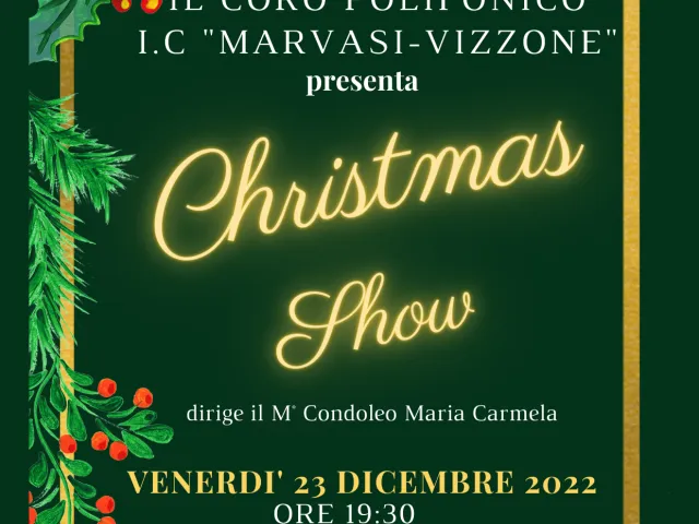 VEN 23 - CHRISTAMS SHOW - Coro polifonico - Alunni scuola primaria