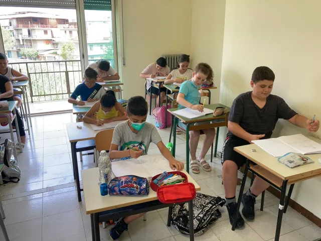 GLI ALUNNI AL LAVORO