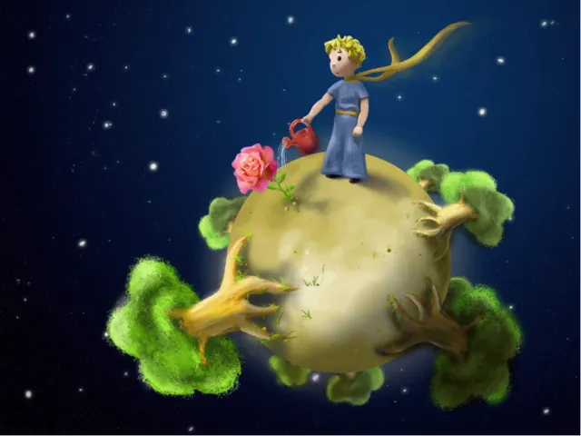 Il Piccolo Principe aiutato dalle stelle parte alla scoperta del mondo